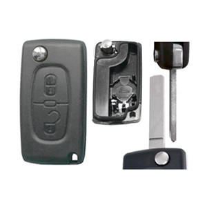 PEUGEOT 307 ΑΝΤΑΛΛΑΚΤΙΚΟ ΚΛΕΙΔΙ ΜΕ ΚΑΛΥΜΜΑ 2 ΚΟΥΜΠΙΩΝ / ΛΑΜΑ VA2 (ΜΕ ΥΠΟΣΤΗΡΙΞΗ ΜΠΑΤΑΡΙΑΣ) DGA - 1 ΤΕΜ.