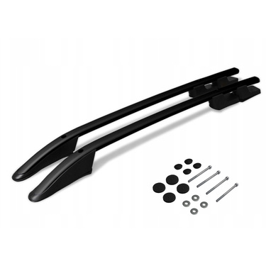 Omtec - Παράλληλες Μπάρες Οροφής Sport για VW Amarok (PH 2H) 2010>2022 από Αλουμίνιο σε Μαύρο Χρώμα και Μέγιστο Βάρος Φορτίου 75 kg - 2 τεμ. (7535931B/OM)