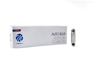 ΛΑΜΠΑΚΙΑ ΠΛΑΦΟΝΙΕΡΑΣ 15W C15W 12V SV8,5 43mm STANDARD ΑΛΟΓΟΝΟΥ 10ΤΕΜ. M-TECH