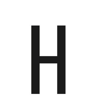 ΑΥΤΟΚΟΛΛΗΤΟ ΓΡΑΜΜΑ ΠΙΝΑΚΙΔΩΝ 60x30mm "H"