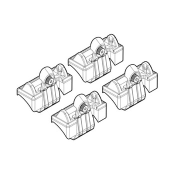 ΑΚΡΑ ΓΙΑ ΜΠΑΡΕΣ NORDRIVE ΓΙΑ AUDI A3 3D 05/03-08/12 KIT