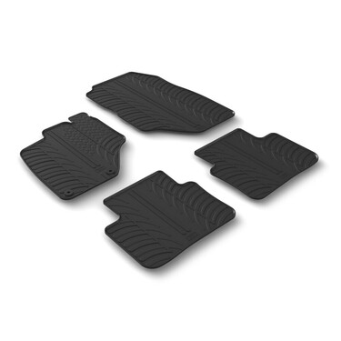 LAMPA - ΠΑΤΑΚΙΑ ΑΥΤΟΚΙΝΗΤΟΥ ΑΠΟ ΛΑΣΤΙΧΟ ΓΙΑ PEUGEOT 5008 5D ΑΥΤΟΜΑΤΟ 09/2024+ ΣΕ ΜΑΥΡΟ ΧΡΩΜΑ ME ΚΟΥΜΠΩΜΑΤΑ - 4 ΤΕΜ.