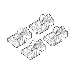 ΑΚΡΑ ΓΙΑ ΜΠΑΡΕΣ NORDRIVE ΓΙΑ VW GOLF 5 3D/5D-GOLF 6 3D/5D KIT