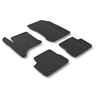 ΠΑΤΑΚΙΑ ΛΑΣΤΙΧΟ ΣΕ ΜΑΥΡΟ ΧΡΩΜΑ ME ΚΟΥΜΠΩΜΑΤΑ ΓΙΑ PEUGEOT 208 5D 09/2023+ / OPEL CORSA F 5D 07/2023+ (AYTOMATO/HYBRID) LAMPA - 4 ΤΕΜ.​