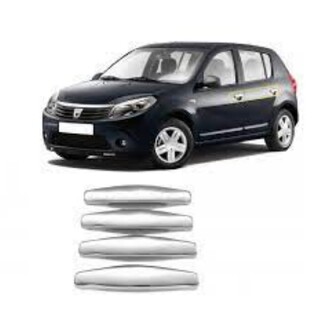 ΧΕΡΟΥΛΙΑ ΠΟΡΤΑΣ ΓΙΑ DACIA SANDERO 1 5D 2007-2013  ΧΡΩΜΙΟ ΜΕΤΑΛΛΙΚΑ 4ΤΕΜ.