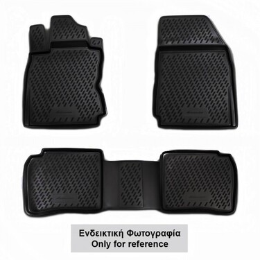 ΠΑΤΑΚΙΑ ΣΕ ΣΚΑΦΗ TPE ΛΑΣΤΙΧΟ ΓΙΑ NISSAN PATHFINDER 03/2005-2014  ΣΕ ΜΑΥΡΟ ΧΡΩΜΑ NOVLINE - 4 ΤΕΜ.