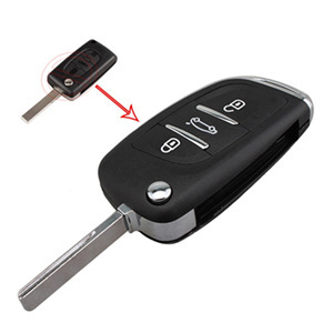 CITROEN ΑΝΑΔΙΠΛΟΥΜΕΝΟ ΑΝΤΑΛΛΑΚΤΙΚΟ ΚΛΕΙΔΙ ΜΕ ΚΑΛΥΜΜΑ 3 ΚΟΥΜΠΙΩΝ ΛΑΜΑ HU83 (ΧΩΡΙΣ ΚΛΕΙΔΙ) DGA - 1 ΤΕΜ.