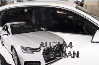ΑΝΕΜΟΘΡΑΥΣΤΕΣ ΓΙΑ AUDI A4 4D 2016 ΣΕΤ ΑΥΤΟΚΙΝΗΤΟΥ ΑΠΟ ΕΥΚΑΜΠΤΟ ΦΙΜΕ ΠΛΑΣΤΙΚΟ HEKO - 4 ΤΕΜ.