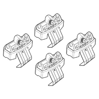 ΑΚΡΑ ΓΙΑ ΜΠΑΡΕΣ NORDRIVE ΓΙΑ VW T-ROC 11/2017+ KIT