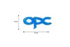 OPC (OPEL) ΑΥΤΟΚΟΛΛΗΤΟ ΣΗΜΑ 7,2x3,2cm ΜΠΛΕ/ΧΡΩΜΙΟ ΜΕ ΕΠΙΚΑΛΥΨΗ ΕΠΟΞ. ΡΥΤΙΝΗΣ 1ΤΕΜ.