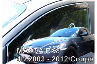 ΑΝΕΜΟΘΡΑΥΣΤΕΣ ΓΙΑ MAZDA RX8 4D 2003-2012 COUPE ΖΕΥΓΑΡΙ ΑΠΟ ΕΥΚΑΜΠΤΟ ΦΙΜΕ ΠΛΑΣΤΙΚΟ HEKO - 2 ΤΕΜ.