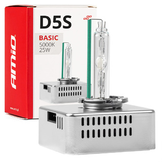 D5S 12V 5.000k 25W ΑΝΤΑΛΛΑΚΤΙΚΗ ΛΑΜΠΑ BASIC AMIO - 1 Τεμ.