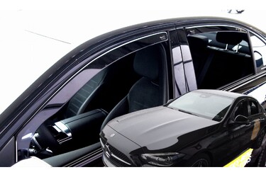 ΑΝΕΜΟΘΡΑΥΣΤΕΣ ΓΙΑ MERCEDES C-KLAS W206 4D 2021+ -  ΣΕΤ ΑΥΤΟΚΙΝΗΤΟΥ ΑΠΟ ΕΥΚΑΜΠΤΟ ΦΙΜΕ ΠΛΑΣΤΙΚΟ HEKO - 4 ΤΕΜ.
