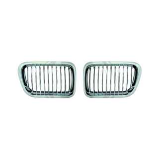 BMW ΣΕΙΡΑ 3 E36 1996-1999  COUPE/CABRIO/COMPACT ΜΑΣΚΑΚΙΑ ΕΜΠΡΟΣ SPORT-LOOK ΧΡΩΜΙΟ (ΚΑΡΔΙΕΣ)