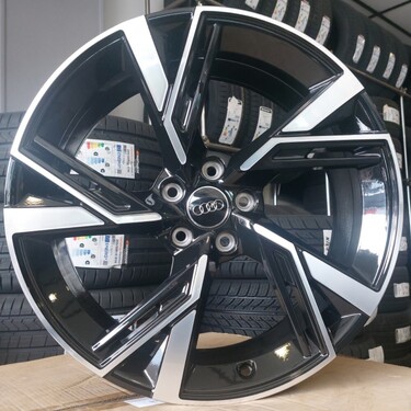 ΖΑΝΤΕΣ 18'' AUDI STYLE 8x18 5x112 ET35 BLACK ΚΩΔΙΚΟΣ : 5667