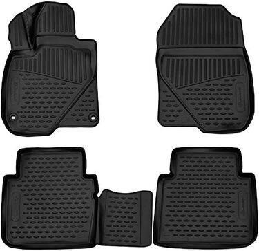 ΜΑΡΚΕ ΠΑΤΑΚΙΑ ΣΕ ΣΚΑΦΗ TPE ΛΑΣΤΙΧΟ ΓΙΑ MITSUBISHI OUTLANDER 5D 2012+  ΣΕ ΜΑΥΡΟ ΧΡΩΜΑ NOVLINE - 4 ΤΕΜ.