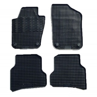 Cik - ΠΑΤΑΚΙΑ ΑΥΤΟΚΙΝΗΤΟΥ ΑΠΟ ΛΑΣΤΙΧΟ ΓΙΑ SEAT IBIZA 2008-2017 / IBIZA FACELIFT 2013-2017 / VW POLO 6R 2009-2017 / SKODA FABIA 2015-2021 ΣΕ ΜΑΥΡΟ ΧΡΩΜΑ ΜΕ ΚΟΥΜΠΩΜΑΤΑ - 4 ΤΕΜ. (RM.SE.0001/CK)