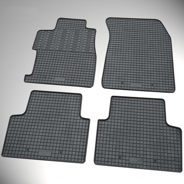 ΜΑΡΚΕ ΠΑΤΑΚΙΑ ΣΕ ΣΚΑΦΗ ΛΑΣΤΙΧΟ ΓΙΑ CITROEN C-CROSSER 2007-2012 / PEUGEOT 4007 2007-2012 / MITSUBISHI OUTLANDER 2007-2012 ΣΕ ΜΑΥΡΟ ΧΡΩΜΑ ΜΕ ΚΟΥΜΠΩΜΑΤΑ CIK - 4 ΤΕΜ.