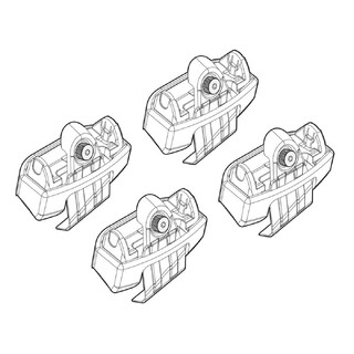 ΑΚΡΑ ΓΙΑ ΜΠΑΡΕΣ NORDRIVE ΓΙΑ KIA PICANTO 5D 5/11+ KIT