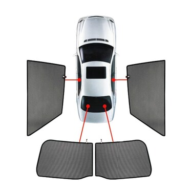 ΚΟΥΡΤΙΝΑΚΙΑ ΜΑΡΚΕ CAR SHADES ΓΙΑ ALFA ROMEO GIULIETTA 940 5D 2010+ - 4 ΤΕΜ.