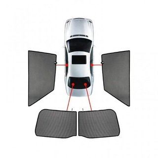 ΚΟΥΡΤΙΝΑΚΙΑ ΜΑΡΚΕ CAR SHADES ΓΙΑ TOYOTA YARIS 5D 2017-2019 - 4 ΤΕΜ.