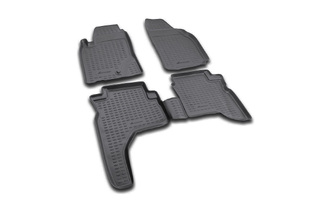 ΜΑΡΚΕ ΠΑΤΑΚΙΑ ΣΕ ΣΚΑΦΗ TPE ΛΑΣΤΙΧΟ ΓΙΑ MITSUBISHI PAJERO SPORT 1997-2008  ΣΕ ΜΑΥΡΟ ΧΡΩΜΑ NOVLINE - 4 ΤΕΜ.