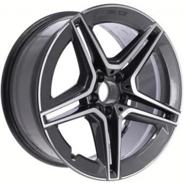 ΖΑΝΤΕΣ 19'' ΑΣΥΜΜΕΤΡΕΣ MERCEDES STYLE 8.5x19 9.5x19 5x112 ET36 BLACK ΚΩΔΙΚΟΣ : 552/7