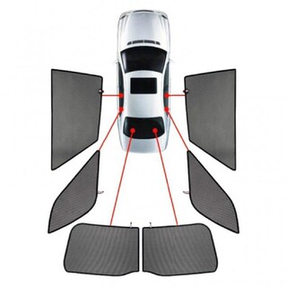 ΚΟΥΡΤΙΝΑΚΙΑ ΜΑΡΚΕ CAR SHADES ΓΙΑ SKODA YETI 5D 2009+ - 6 ΤΕΜ.