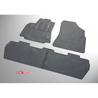 Cik - ΠΑΤΑΚΙΑ ΑΥΤΟΚΙΝΗΤΟΥ ΑΠΟ ΛΑΣΤΙΧΟ ΓΙΑ CITROEN BERLINGO 5ΘΕΣΙΟ / PEUGEOT PARTNER 5ΘΕΣΙΟ 2008-2015 / 2015-2018 ΣΕ ΜΑΥΡΟ ΧΡΩΜΑ ΜΕ ΚΟΥΜΠΩΜΑΤΑ - 4 ΤΕΜ. (RM.CI.0014/CK)