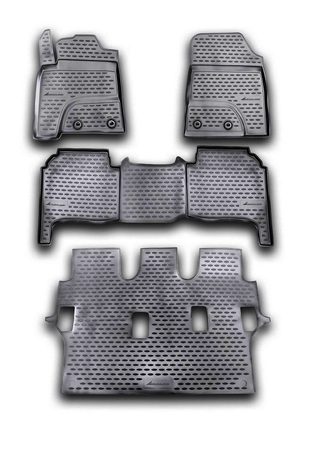 ΜΑΡΚΕ ΠΑΤΑΚΙΑ ΣΕ ΣΚΑΦΗ TPE ΛΑΣΤΙΧΟ ΓΙΑ TOYOTA LANDCRUISER 200 2012-2015  ΣΕ ΜΑΥΡΟ ΧΡΩΜΑ NOVLINE - 4 ΤΕΜ.