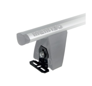 DLFIX202FP KIT TYPE FP ΑΚΡΑ (ΠΟΔΙΑ) ΓΙΑ ΜΠΑΡΕΣ ΟΡΟΦΗΣ DELTA/OMEGA BLACK/SILVER MENABO - 1 ΣΕΤ