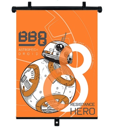 ΚΟΥΡΤΙΝΑΚΙ ΗΛΙΟΠΡΟΣΤΑΣΙΑΣ ΣΕ ΡΟΛΟ STAR WARS 36x45cm ΓΙΑ ΠΛΑΙΝΟ ΤΖΑΜΙ/ΠΙΣΩ ΠΑΡΜΠΡΙΖ AMIO - 1 Τεμ.