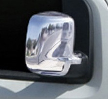 ΚΑΠΑΚΙΑ ΚΑΘΡΕΠΤΩΝ ΓΙΑ CITROEN NEMO MVN 225L 2003+ FIAT FIORINO/QUBO/PEUGEOT QUBO ΧΡΩΜΙΟ 2 ΤΕΜ. ΜΕΤΑΛΛΙΚΑ