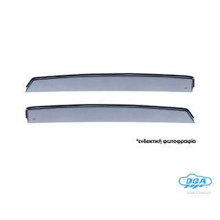 ΖΕΥΓΑΡΙ ΠΙΣΩ ΑΝΕΜΟΘΡΑΥΣΤΕΣ ΓΙΑ PEUGEOT 2008 2019-2023 5D ΑΠΟ ΕΥΚΑΜΠΤΟ ΧΥΤΟ ΑΚΡΥΛΙΚΟ ΓΥΑΛΙ  (CAST ACRYLIC GLASS) DGA - 2 ΤΕΜ.
