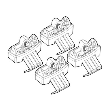 ΠΟΔΙΑ ΓΙΑ ΜΠΑΡΕΣ NORDRIVE ΓΙΑ PEUGEOT 3008 12/2023+  - 4 Τεμ.