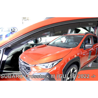 ΑΝΕΜΟΘΡΑΥΣΤΕΣ ΓΙΑ SUBARU CROSSTREK III (GU) 5D 2022+ ΣΕΤ ΑΥΤΟΚΙΝΗΤΟΥ ΑΠΟ ΕΥΚΑΜΠΤΟ ΦΙΜΕ ΠΛΑΣΤΙΚΟ HEKO - 4 ΤΕΜ