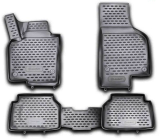 ΜΑΡΚΕ ΠΑΤΑΚΙΑ ΣΕ ΣΚΑΦΗ TPE ΛΑΣΤΙΧΟ ΓΙΑ VW TIGUAN 12/2007-2016  ΣΕ ΜΑΥΡΟ ΧΡΩΜΑ NOVLINE - 4 ΤΕΜ.