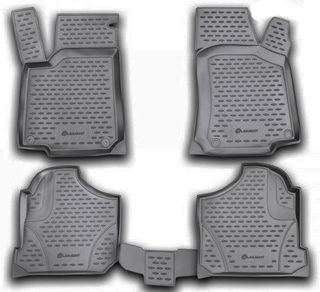 ΜΑΡΚΕ ΠΑΤΑΚΙΑ ΣΕ ΣΚΑΦΗ TPE ΛΑΣΤΙΧΟ ΓΙΑ VW GOLF 4 1998-2001 / VW BORA 1998-2005  ΣΕ ΜΑΥΡΟ ΧΡΩΜΑ NOVLINE - 4 ΤΕΜ.
