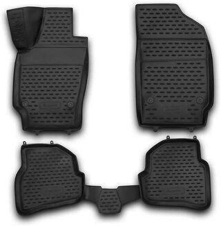 ΜΑΡΚΕ ΠΑΤΑΚΙΑ ΣΕ ΣΚΑΦΗ TPE ΛΑΣΤΙΧΟ ΓΙΑ VW POLO 3/5D 2009-2020   ΣΕ ΜΑΥΡΟ ΧΡΩΜΑ NOVLINE - 4 ΤΕΜ.