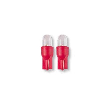 T10 W5W 12V ΛΑΜΠΑΚΙ ΨΕΙΡΑ ΚΟΚΚΙΝΟ (1LED)
