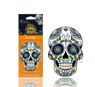 ΑΡΩΜΑΤΙΚΟ ΚΡΕΜΑΣΤΟ AROMA CAR MUERTOS  GOLD TATTOO ΑMiO - 1 TEM.