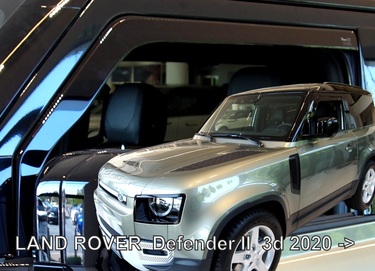 ΑΝΕΜΟΘΡΑΥΣΤΕΣ ΓΙΑ LAND ROVER DEFENDER 3D 2020+? ΖΕΥΓΑΡΙ ΑΠΟ ΕΥΚΑΜΠΤΟ ΦΙΜΕ ΠΛΑΣΤΙΚΟ HEKO - 2 ΤΕΜ.