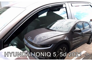 ΑΝΕΜΟΘΡΑΥΣΤΕΣ ΓΙΑ HYUNDAI IONIQ 5D 2021+  ΣΕΤ ΑΥΤΟΚΙΝΗΤΟΥ ΑΠΟ ΕΥΚΑΜΠΤΟ ΦΙΜΕ ΠΛΑΣΤΙΚΟ HEKO - 4 ΤΕΜ.