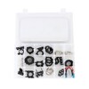 KIT ΜΕ ΑΝΤΑΠΤΟΡΕΣ ΓΙΑ ΛΑΜΠΕΣ LED 36 ΤΕΜΑΧΙΩΝ ΣΕ ΒΑΛΙΤΣΑΚΙ ΠΛΑΣΤΙΚΟ M-TECH 