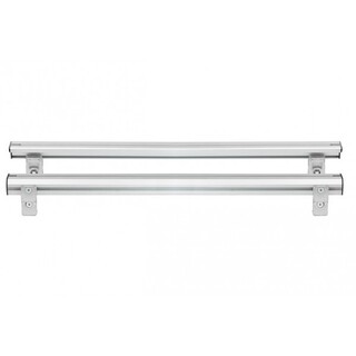 ΒΑΣΕΙΣ ΣΤΗΡΙΞΗΣ ΑΛΟΥΜΙΝΙΟΥ TBR FIXING PROFILE KIT XL 146,6 cm ΣΕ ΑΣΗΜΙ ΧΡΩΜΑ ΜΕ ΥΠΟΔΟΧΕΣ T-SYSTEM ΓΙΑ ΜΠΑΡΕΣ TBR ΚΑΡΟΤΣΑΣ ΣΕ PICKUP ΚΑΙ ΑΓΡΟΤΙΚΑ ΟΧΗΜΑΤΑ MENABO - 2 ΤΕΜ.