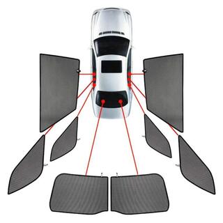ΚΟΥΡΤΙΝΑΚΙΑ ΜΑΡΚΕ CAR SHADES ΓΙΑ BMW ΣΕΙΡΑ 3 SW E46 98-05 - 8 ΤΕΜ.