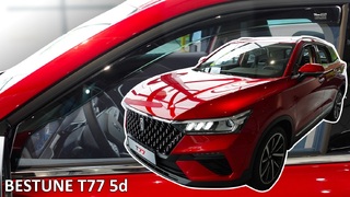 Heko - Ανεμοθραύστες για Bestune T77 5 doors 2020+ Ζευγάρι Απο Εύκαμπτο Φιμέ Πλαστικό - 2 τεμ. (ΑΝΕΜ.29133)