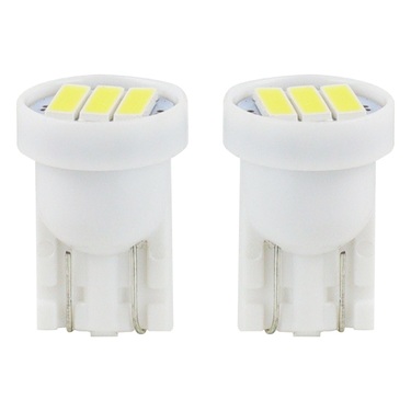 T10 W5W 12V W2,1x9,5d ΛΕΥΚΟ 5.600K 3SMDx7020 (ΚΑΡΦΩΤΟ) 2ΤΕΜ.