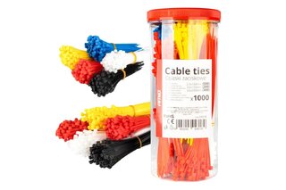 ΔΕΜΑΤΙΚΑ/ΔΕΤΙΚΑ ΚΑΛΩΔΙΩΝ TIE WRAP(ΤΑΙΡΑΠ) 2.5x100mm/3.6x150mm/3.6x200mm ΣΕ ΔΙΑΦΟΡΑ ΧΡΩΜΑΤΑ ΣΕΤ ΑΜΙΟ - 1000 ΤΕΜ.