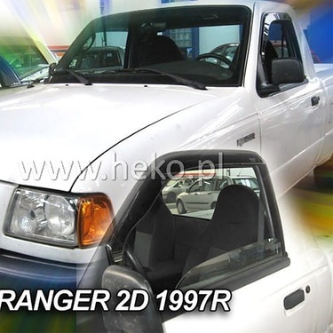 ΑΝΕΜΟΘΡΑΥΣΤΕΣ ΓΙΑ FORD RANGER PICK UP I 2D 1987-1997 / MAZDA B2500 PICKUP 1994-1997  ΖΕΥΓΑΡΙ ΑΠΟ ΕΥΚΑΜΠΤΟ ΦΙΜΕ ΠΛΑΣΤΙΚΟ HEKO - 2 ΤΕΜ.
